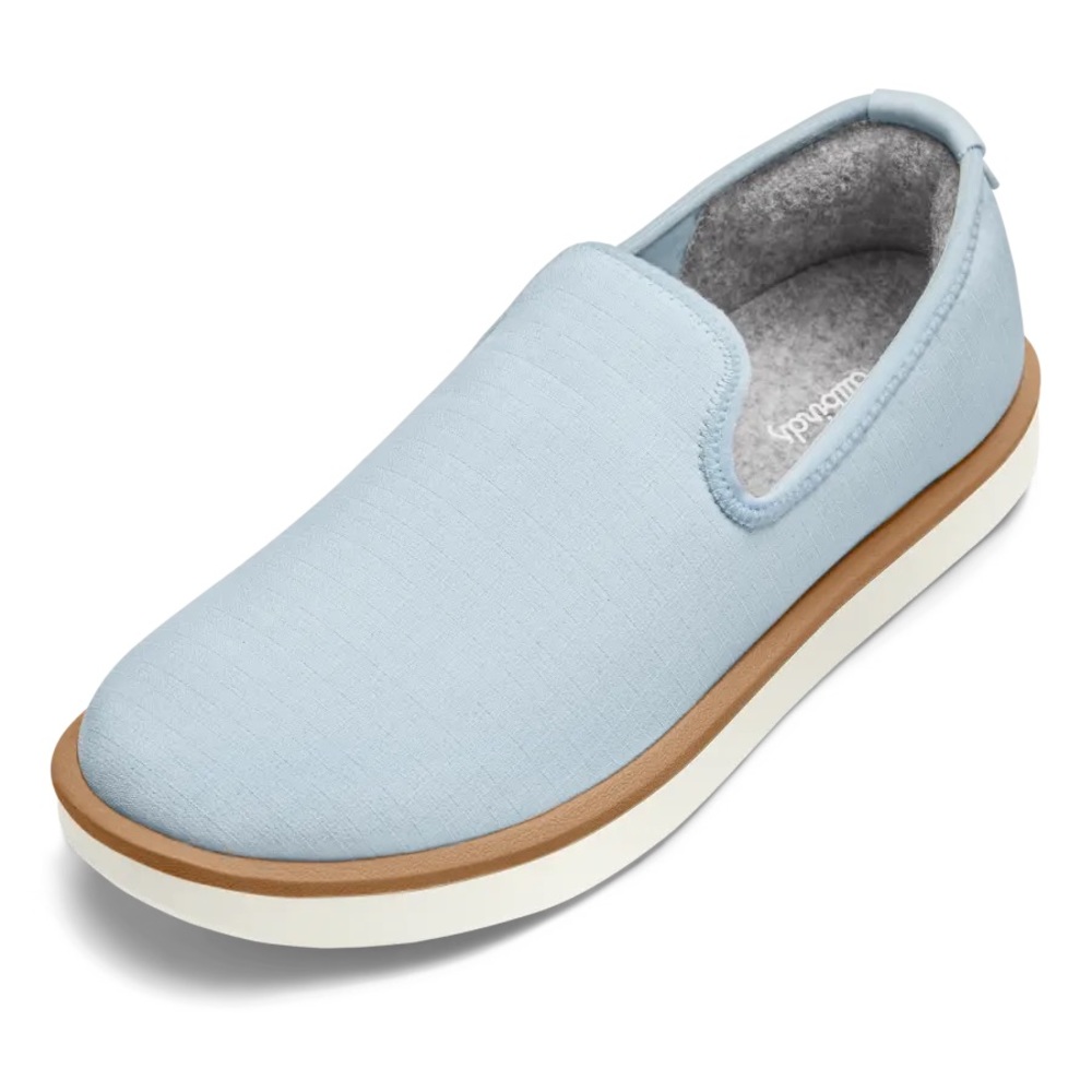 New in Box Men's Wool Lounger Woven Sz 14 Blue Hush